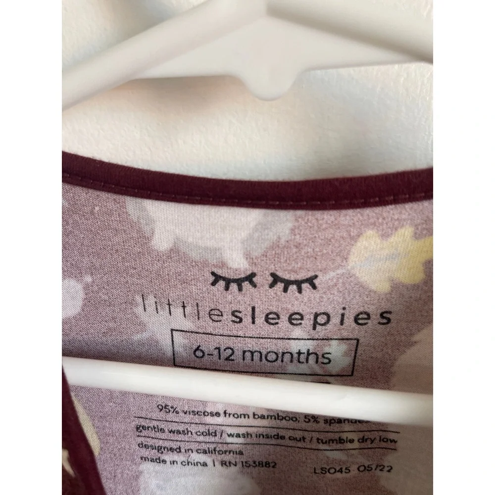 Little Sleepies Happy Hedgehogs Bamboo Zippy 6-12 Months